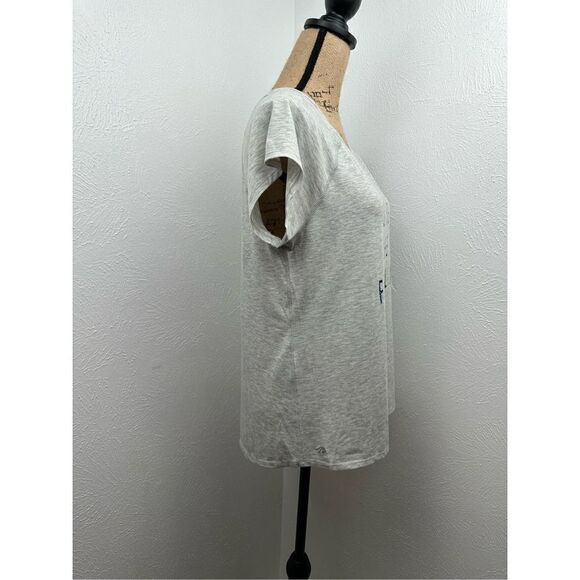 Ideology Women’s Grey Short Sleeve T-Shirt Top Size Large - Picture 4 of 12